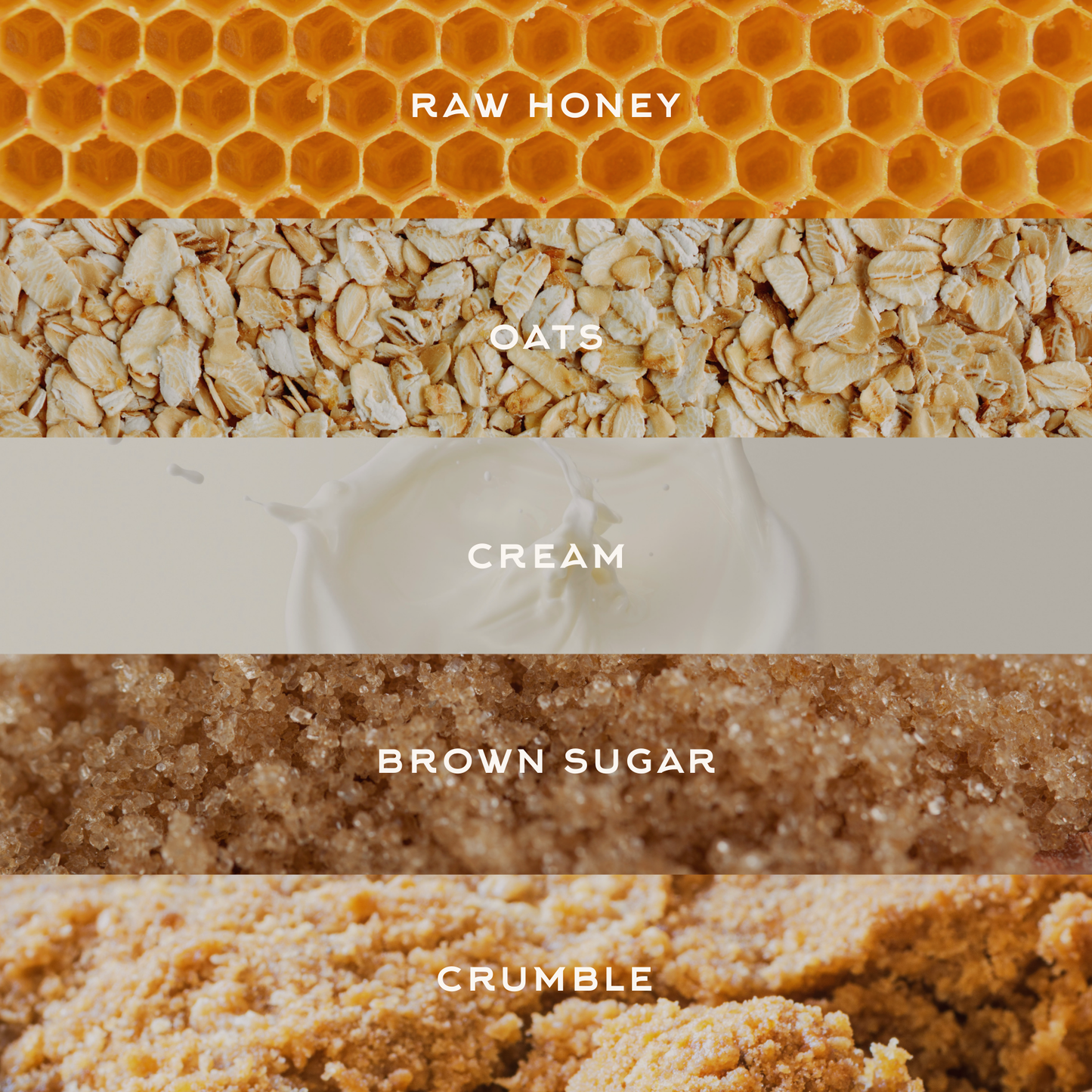 honey crumble | 8oz candle