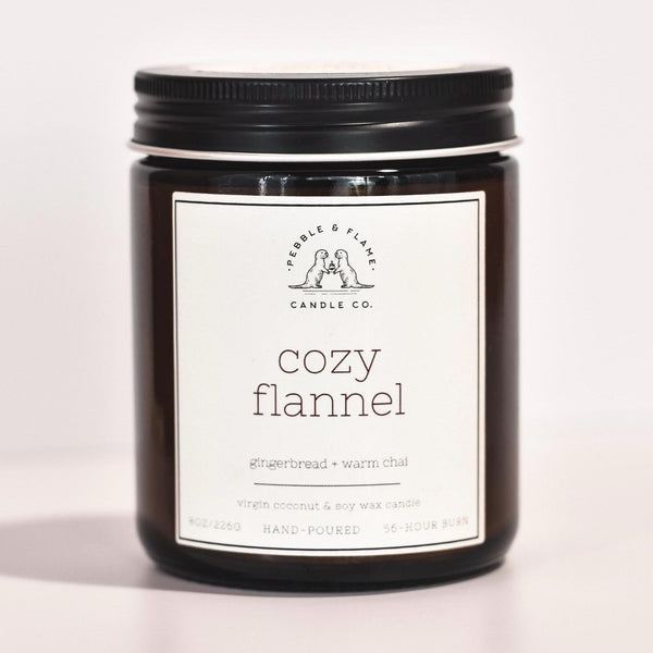 cozy flannel | 8oz candle